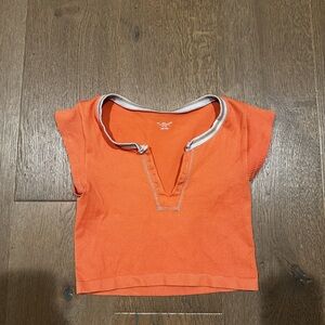 Urban Outfitters Vibrant Orange Women’s Tee
